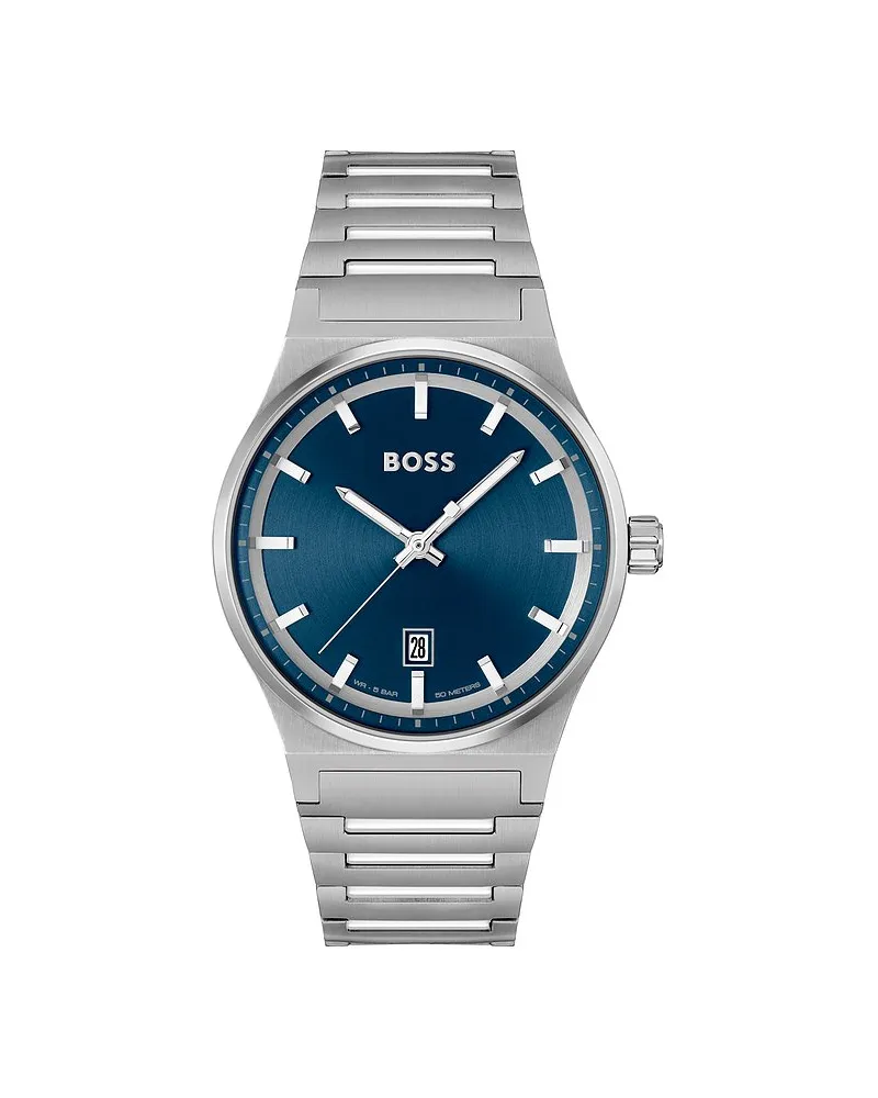 HUGO BOSS Herrenuhr Silber
