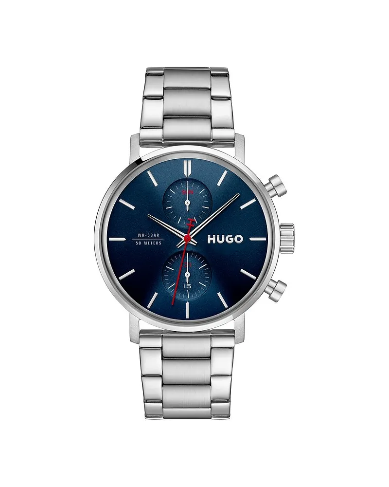 HUGO BOSS Herrenuhr #TAKEOFF Silber