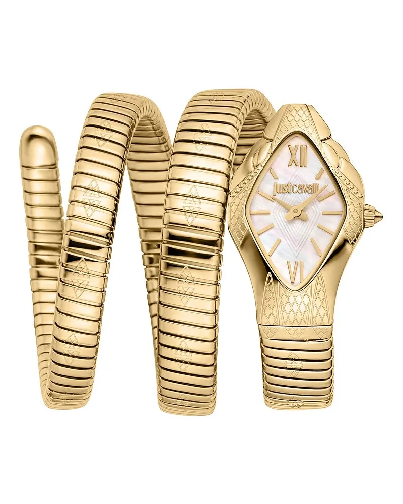 Just Cavalli Damenuhr Signature Snake Gold