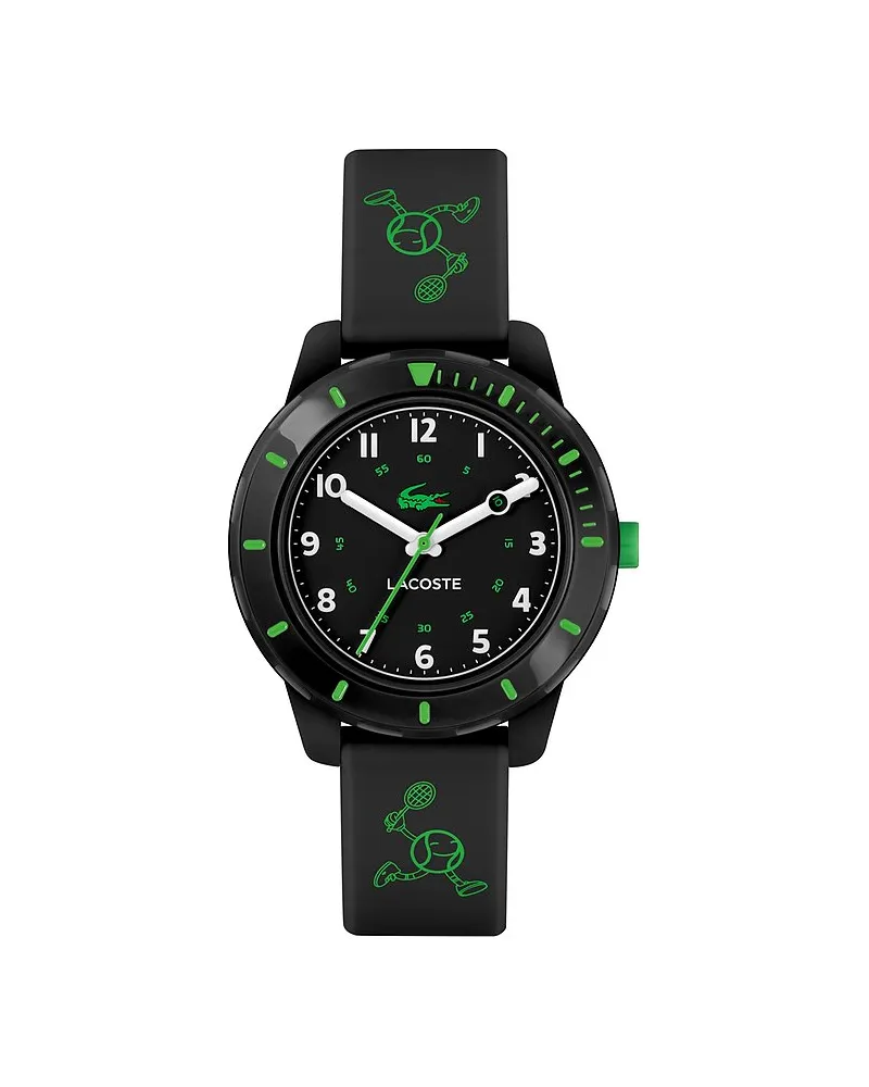 Lacoste Kinderuhr Mini Tennis Schwarz