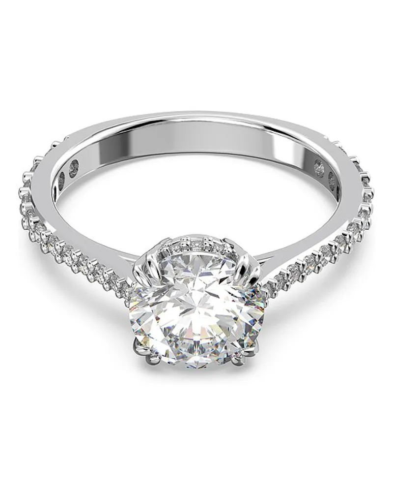 Swarovski Damenring Stilla Round Silber
