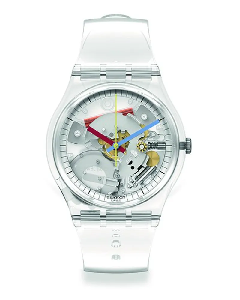 Swatch Unisexuhr Transparent