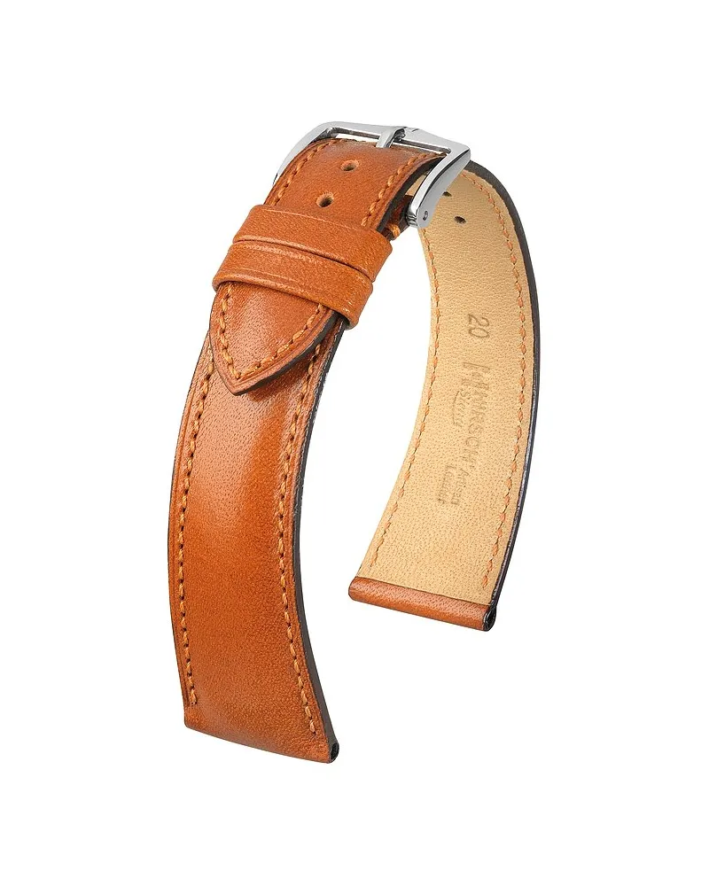 Hirsch Lederband Siena Hellbraun