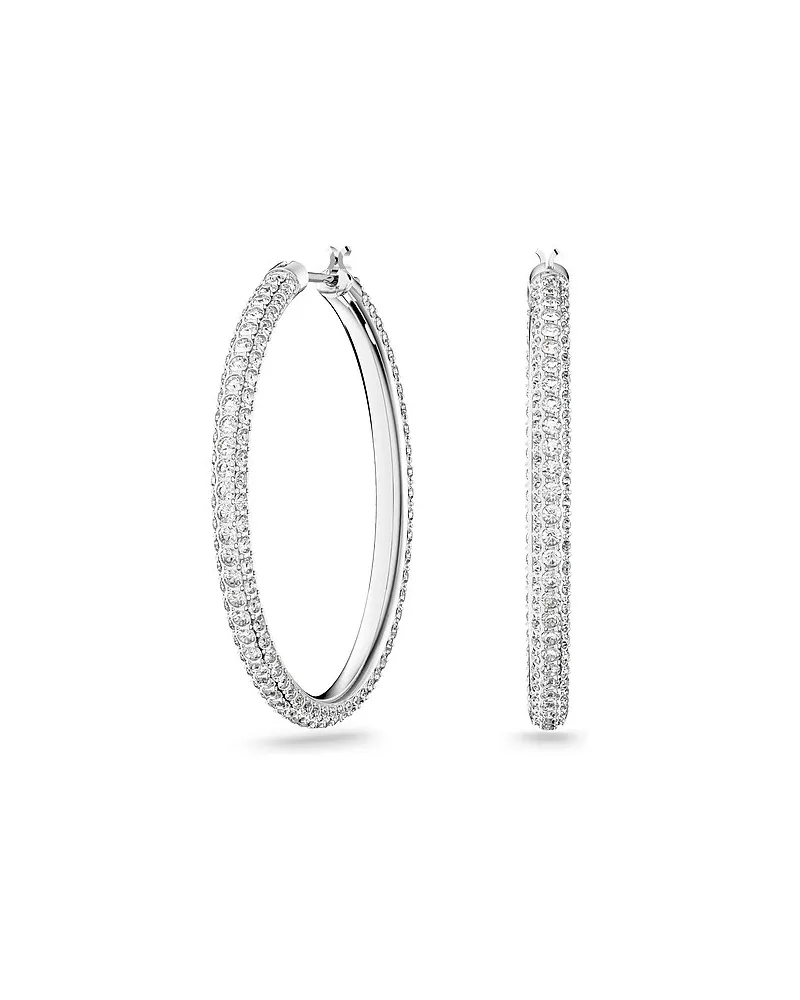 Swarovski Creolen Dextera Round Silber