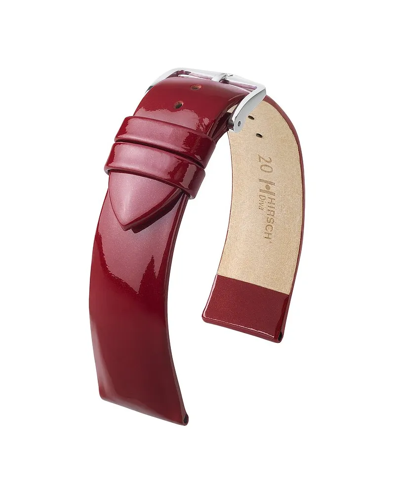 Hirsch Lederband Diva Bordeaux