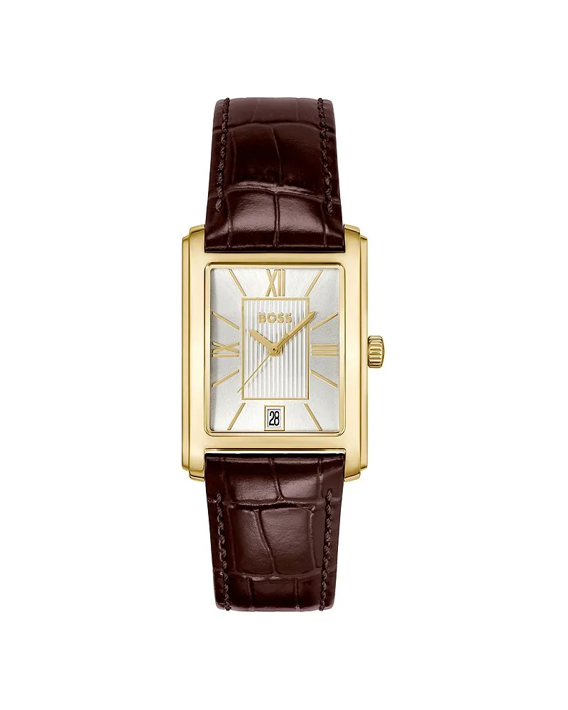 HUGO BOSS Herrenuhr Principle Dress Gold