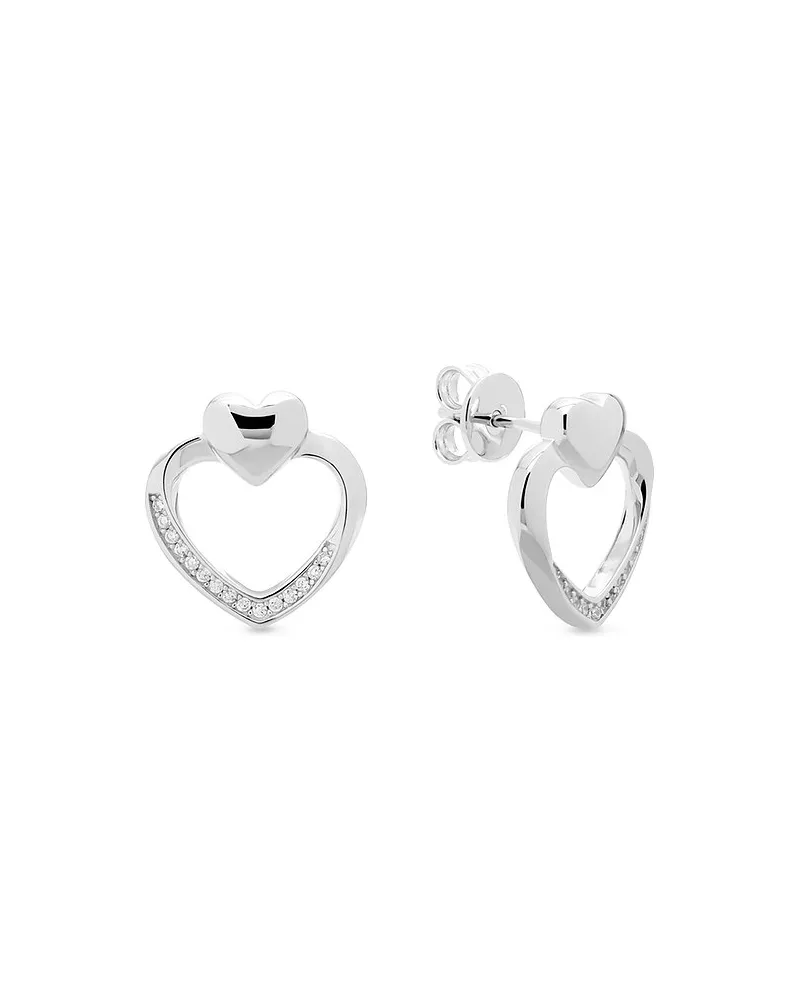 JETTE Ohrhänger HEARTS Silber