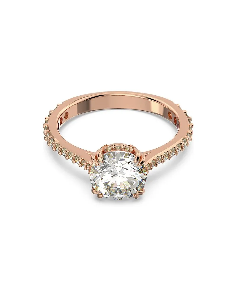 Swarovski Damenring Stilla Round Roségold