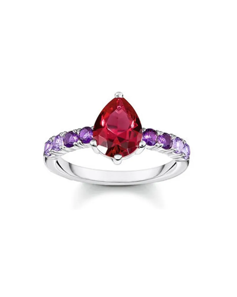 Thomas Sabo Damenring TS003 Mehrfarbig