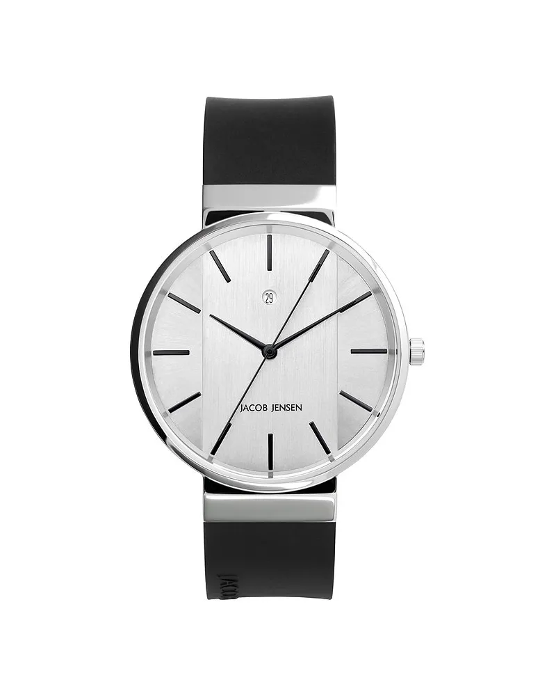 Jacob Jensen Herrenuhr Silber