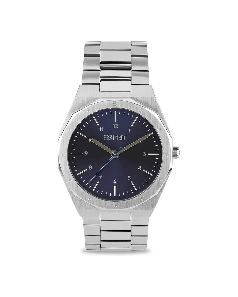 Esprit Herrenuhr ELEMENTARY Silber