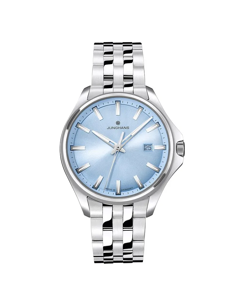 Junghans Unisexuhr Meister S Quarz 35 Silber