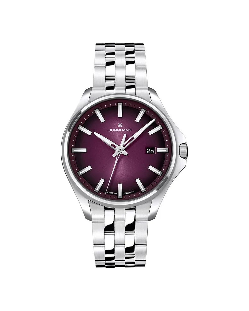 Junghans Unisexuhr Meister S Quarz 35 Silber