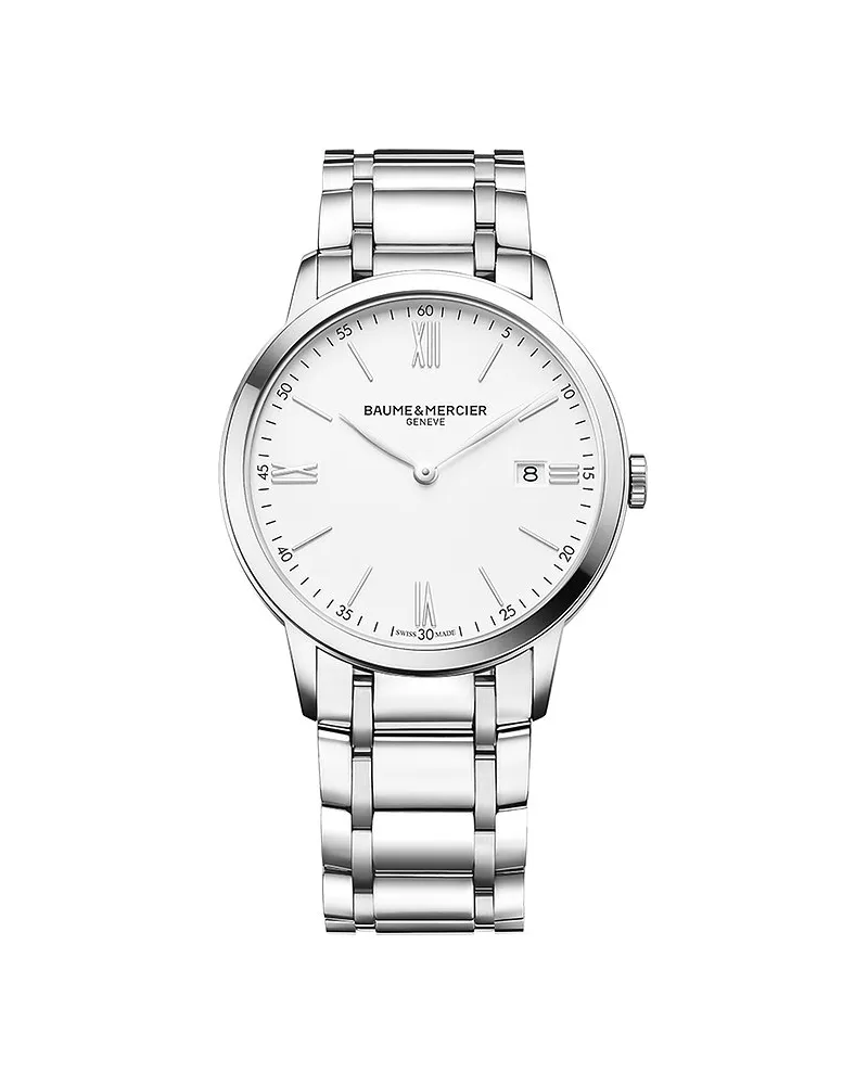 Baume & Mercier Herrenuhr Classima Silber