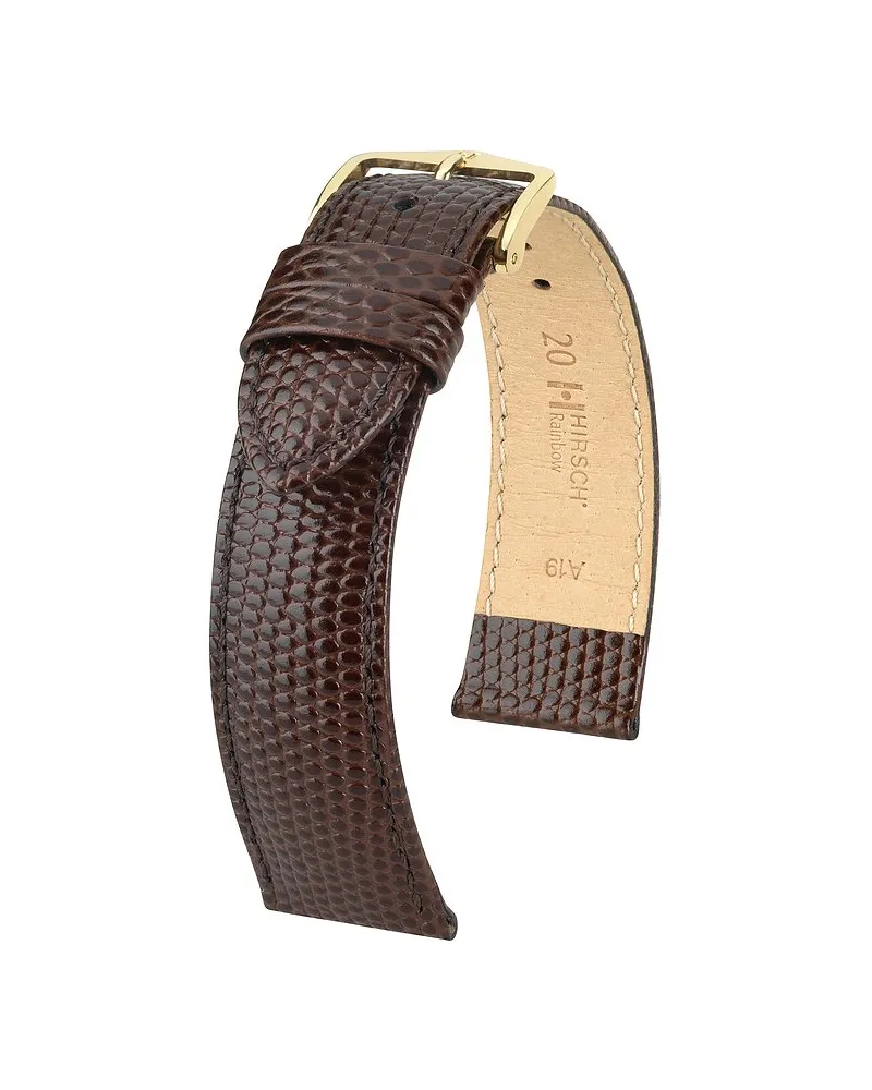 Hirsch Lederband Rainbow Braun