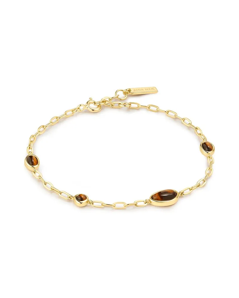 ANIA HAIE Armband 76 - Wanderer Gelbgold