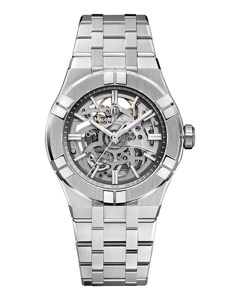 Maurice Lacroix Unisexuhr Automatic Silber