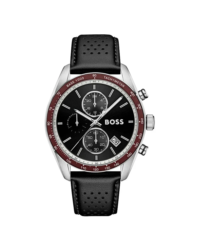 HUGO BOSS Chronograph GRAND PRIX Silber