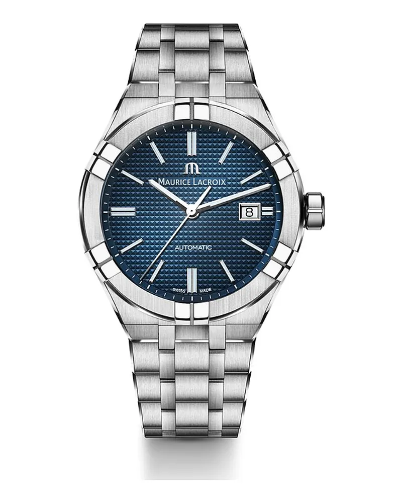 Maurice Lacroix Herrenuhr Aikon Date Silber