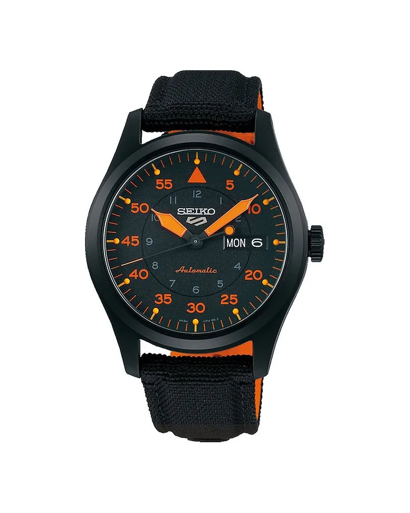 Seiko Herrenuhr Sports Schwarz