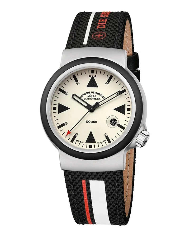 Mühle-Glashütte Taucheruhr Einsatzuhren S.A.R. Rescue-Timer LUMEN Grau