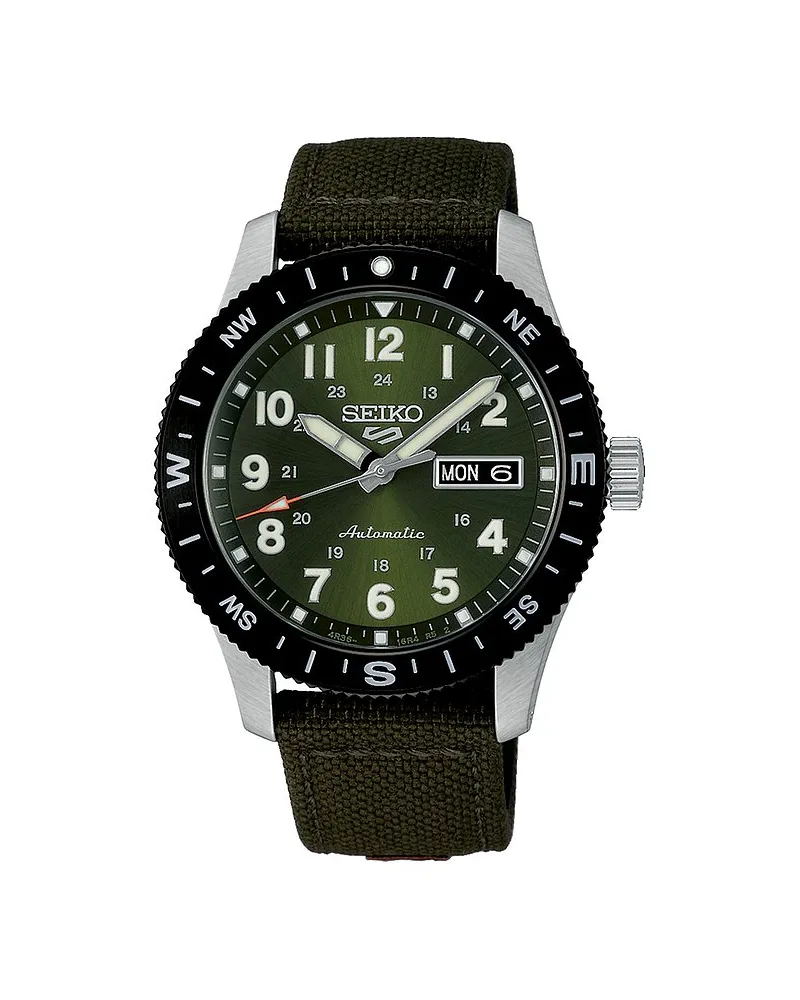 Seiko Herrenuhr Field Series Silber