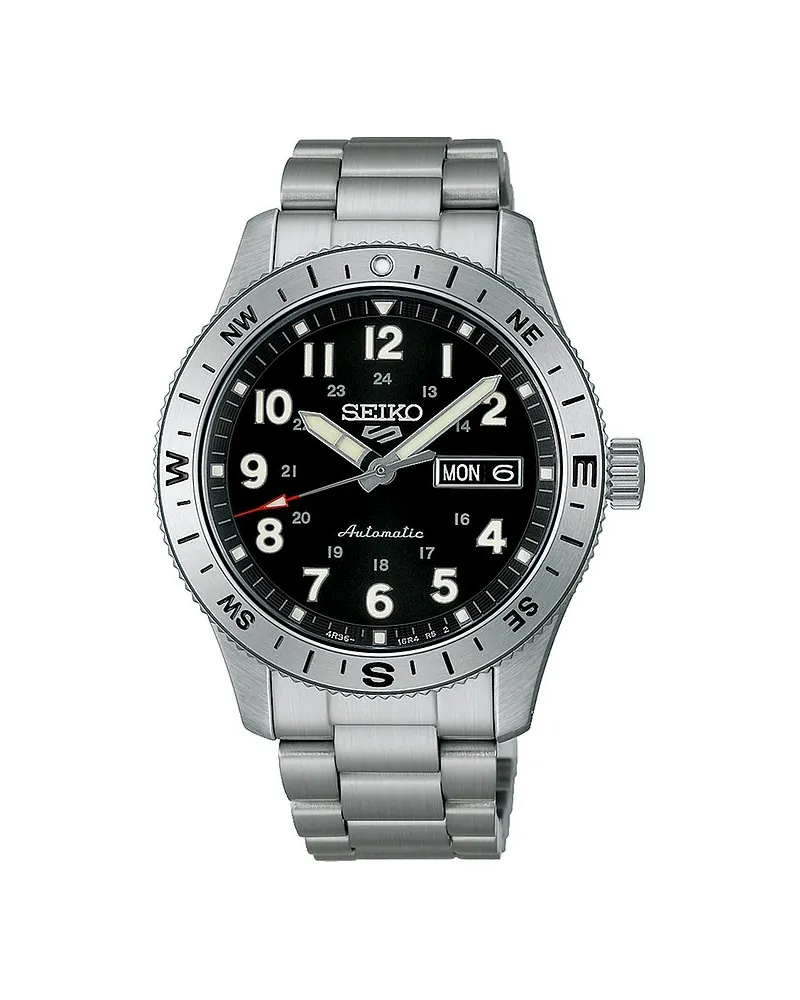 Seiko Herrenuhr Field Series Silber