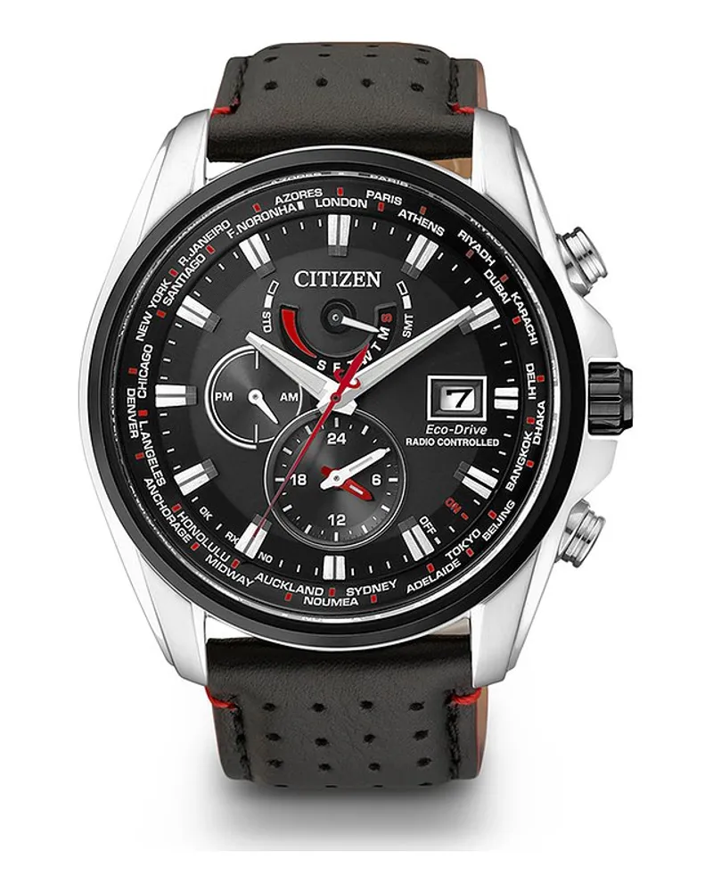 Citizen Herrenuhr Funkuhr Eco-Drive Schwarz