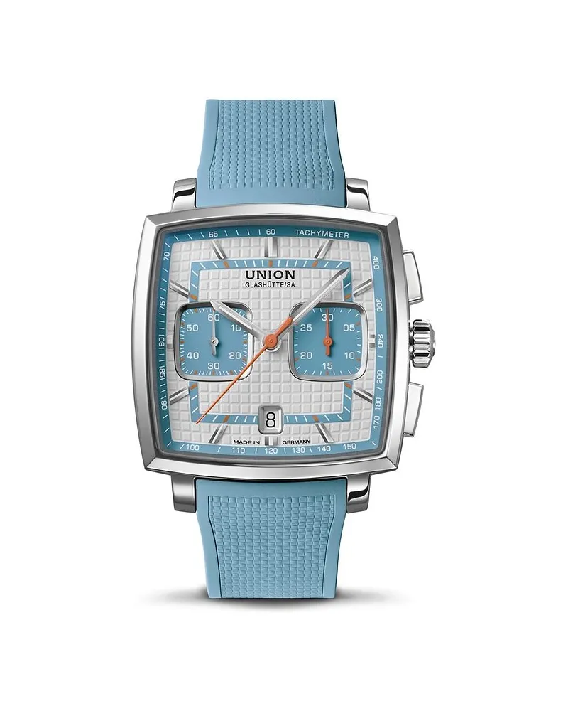 Union Glashütte Uhren-Set Averin Chronograph Silber