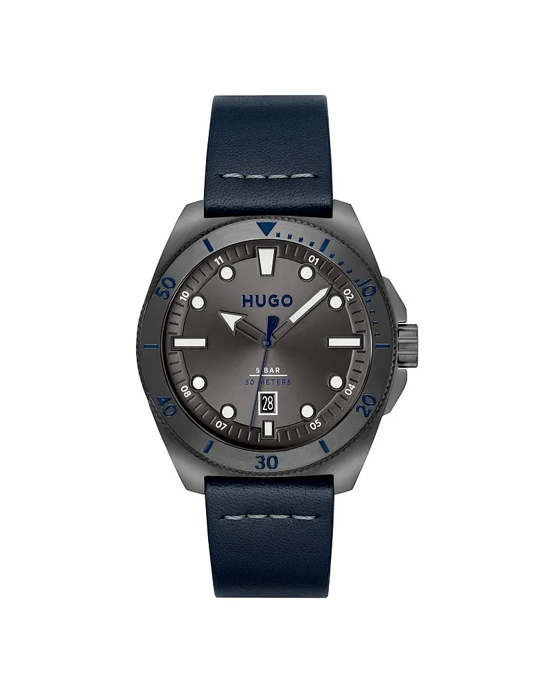 HUGO BOSS Herrenuhr Grau