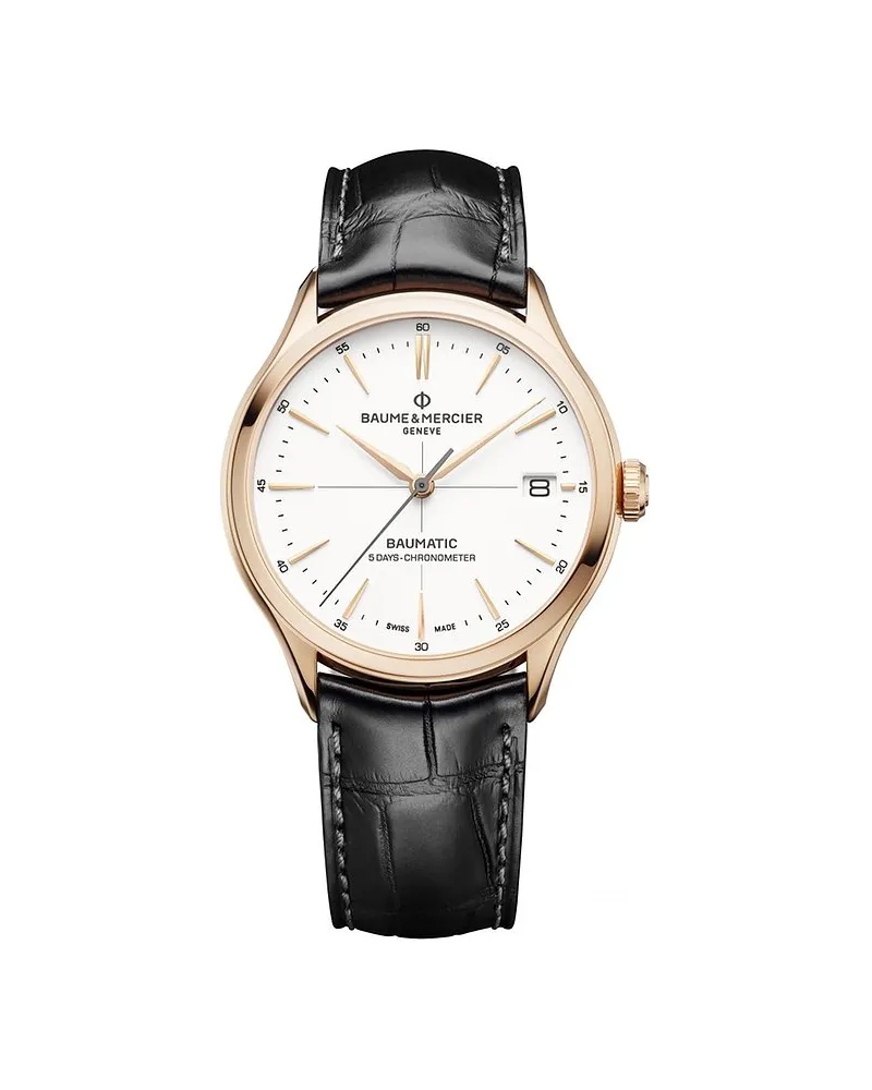 Baume & Mercier Herrenuhr Clifton Roségold