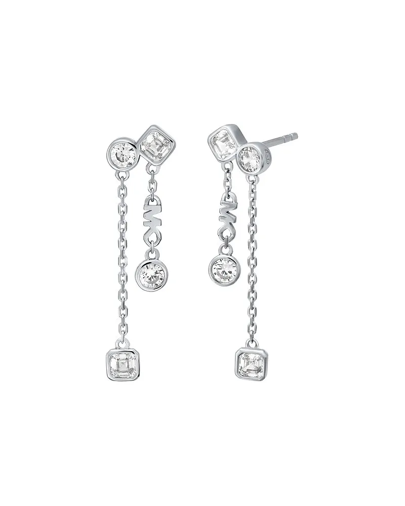 Michael Kors Ohrhänger KORS BRILLIANCE Silber