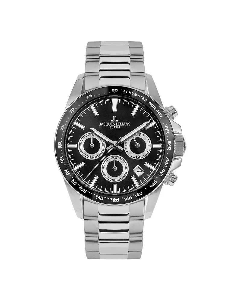 Jacques Lemans Chronograph Liverpool Silber