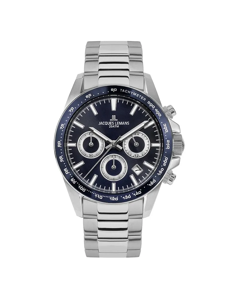Jacques Lemans Chronograph Liverpool Silber