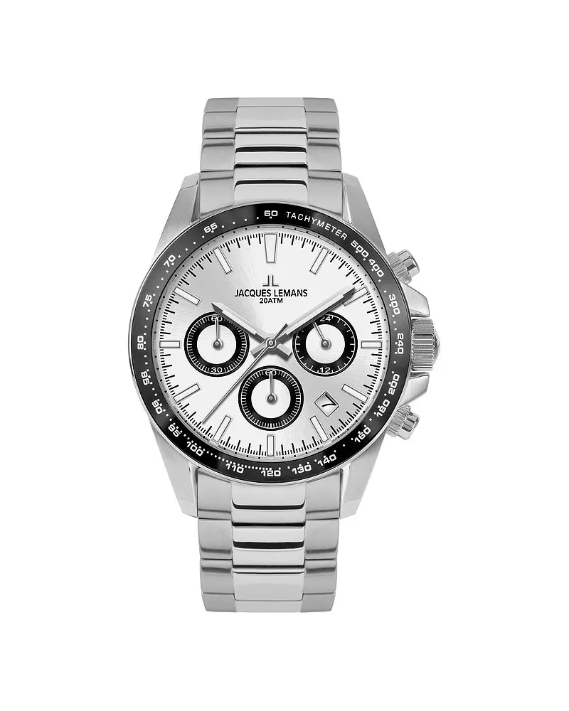 Jacques Lemans Chronograph Liverpool Silber