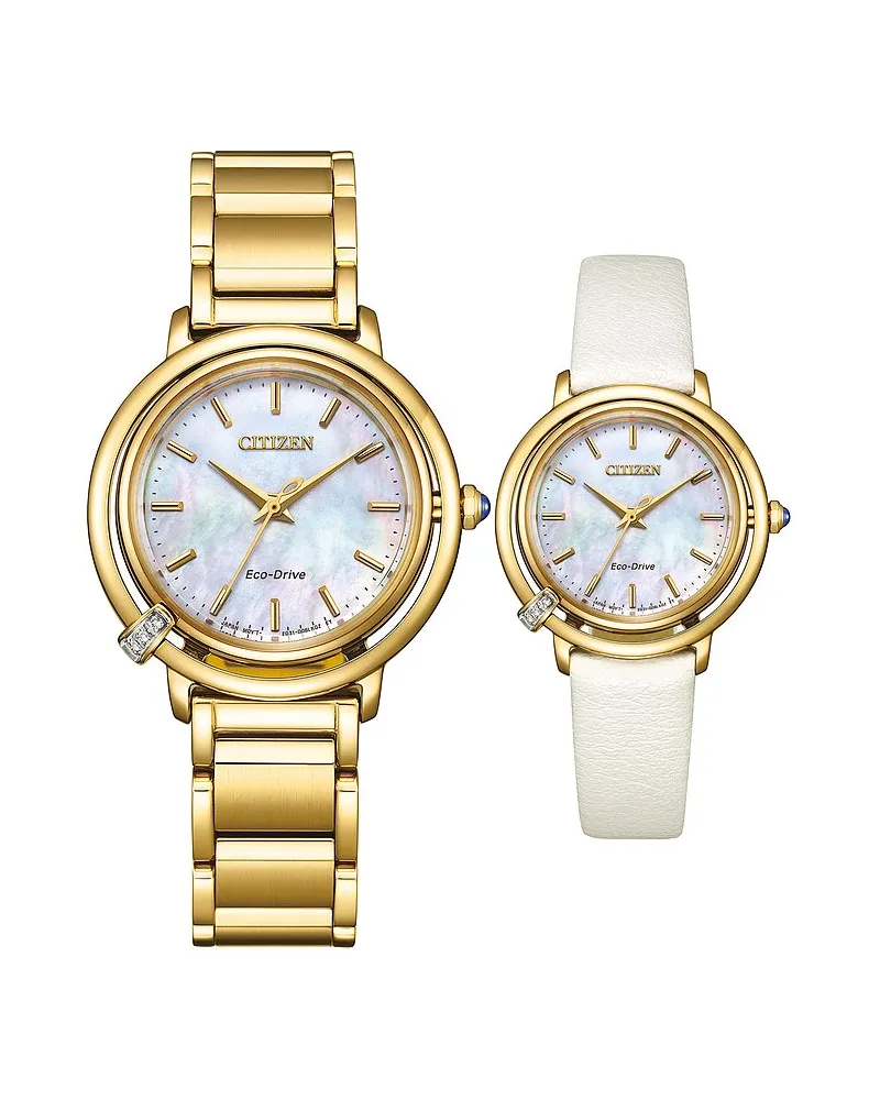 Citizen Uhren-Set inkl. Wechselarmband Elegance Gold