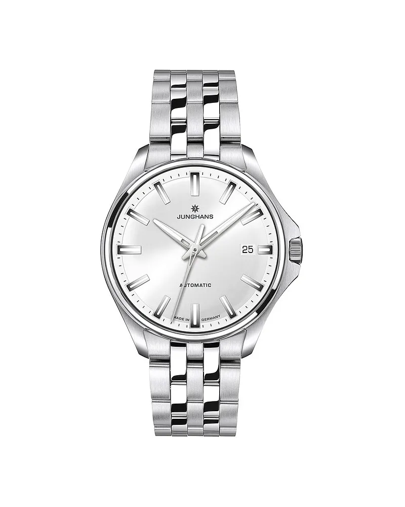 Junghans Unisexuhr Meister S Autmatic 36 Silber