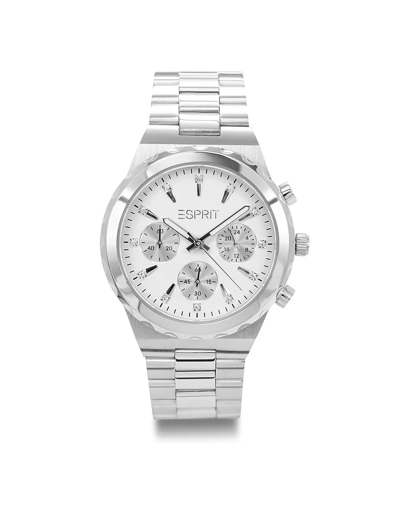 Esprit Chronograph Rare Silber