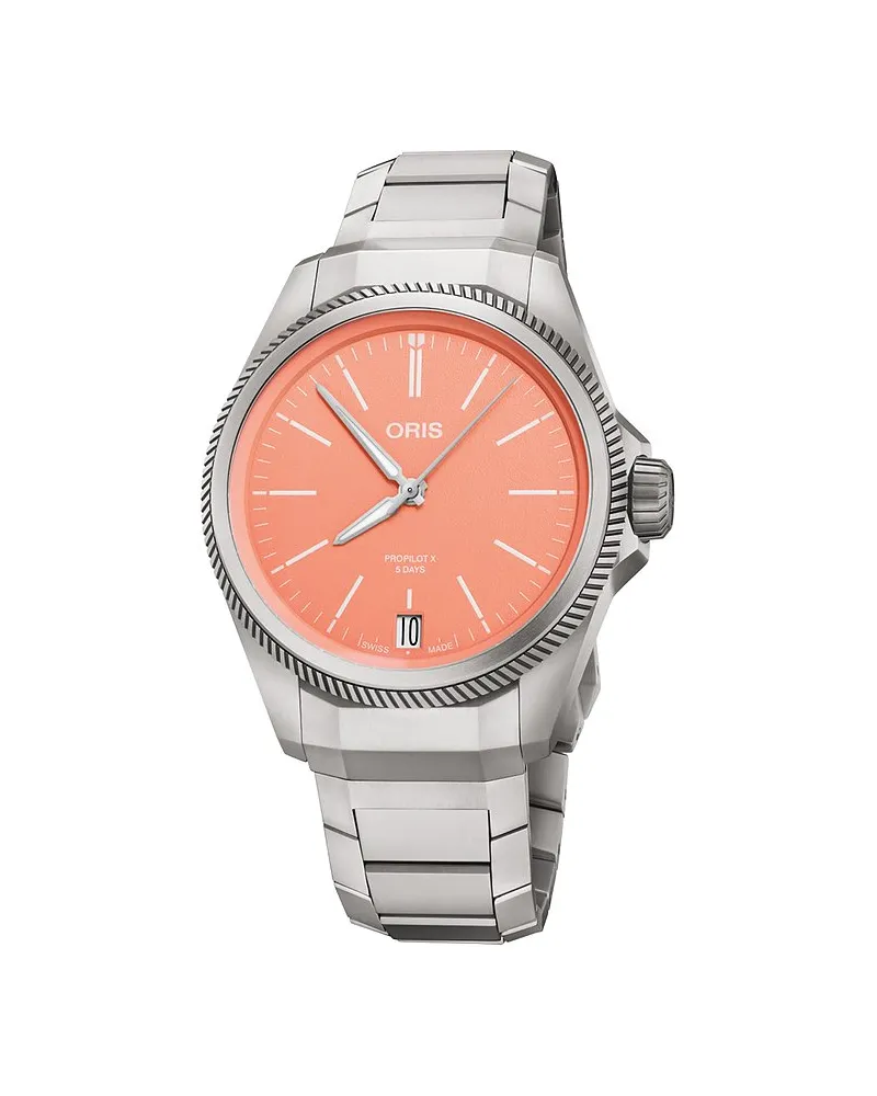 ORIS Herrenuhr Aviation Silber