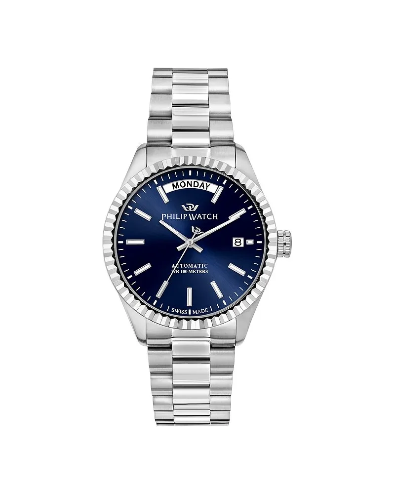 Philip Watch Herrenuhr Caribe Urban Silber