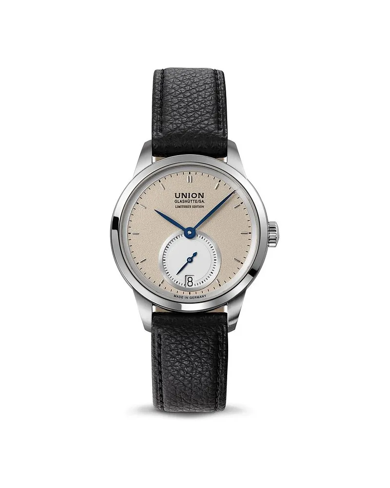 Union Glashütte Damenuhr 1893 Kleine Sekunde Ltd Silber