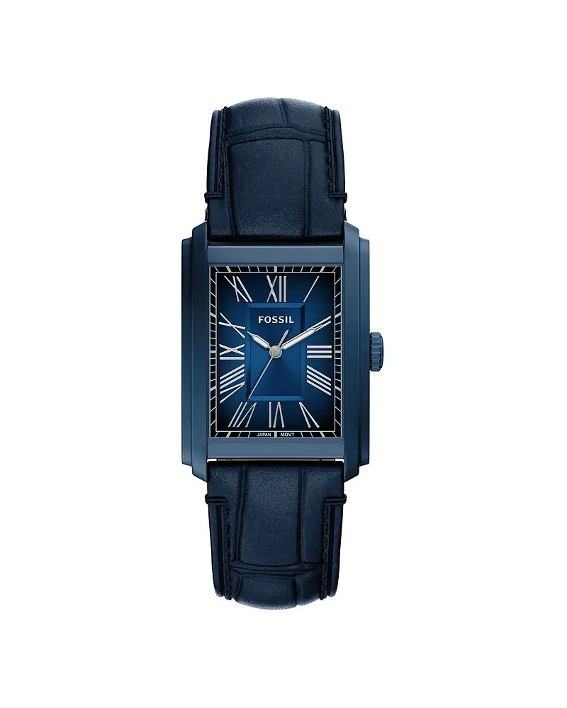 Fossil Herrenuhr Carraway Blau