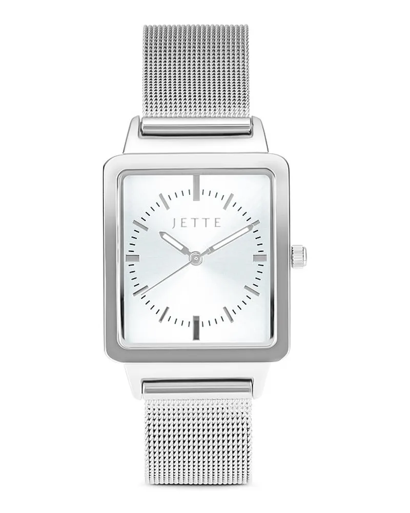 JETTE Damenuhr EDGY Silber