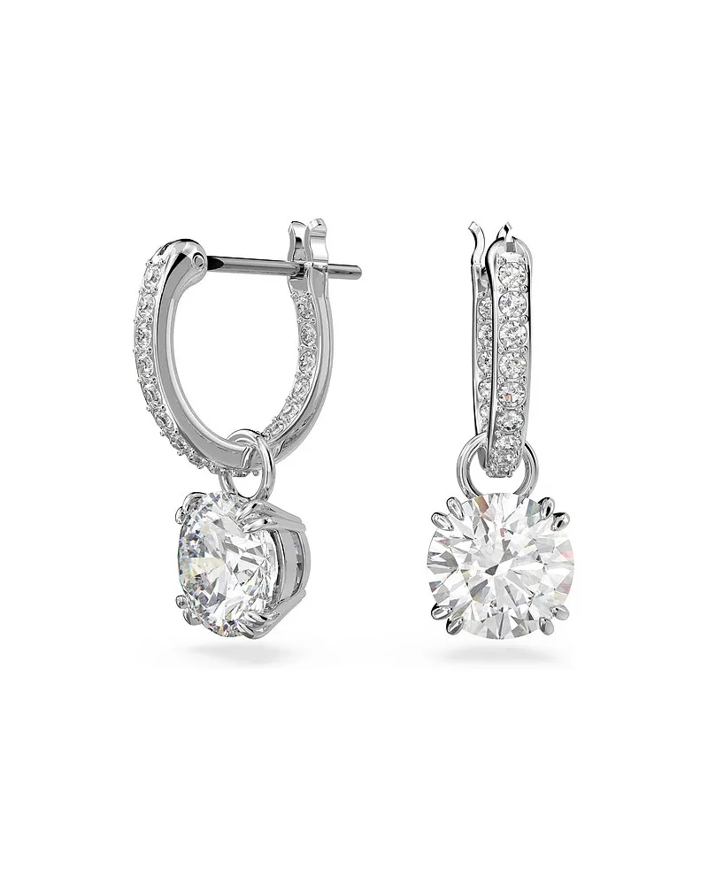 Swarovski Ohrstecker Stilla Round Silber