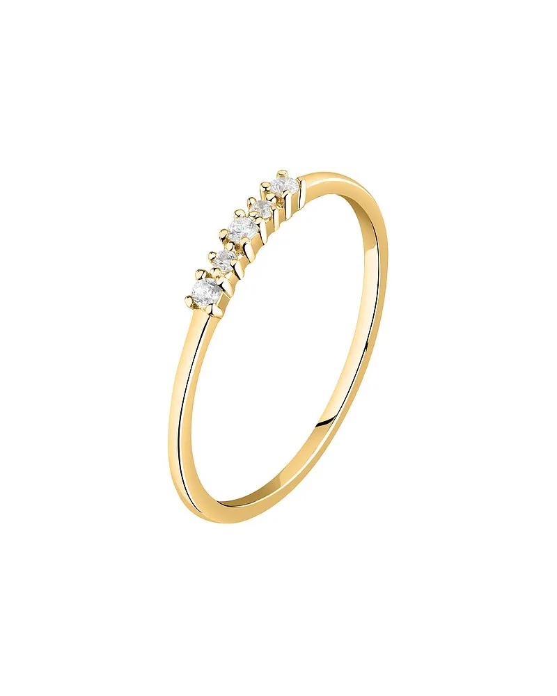 Live Diamond Damenring Gelbgold