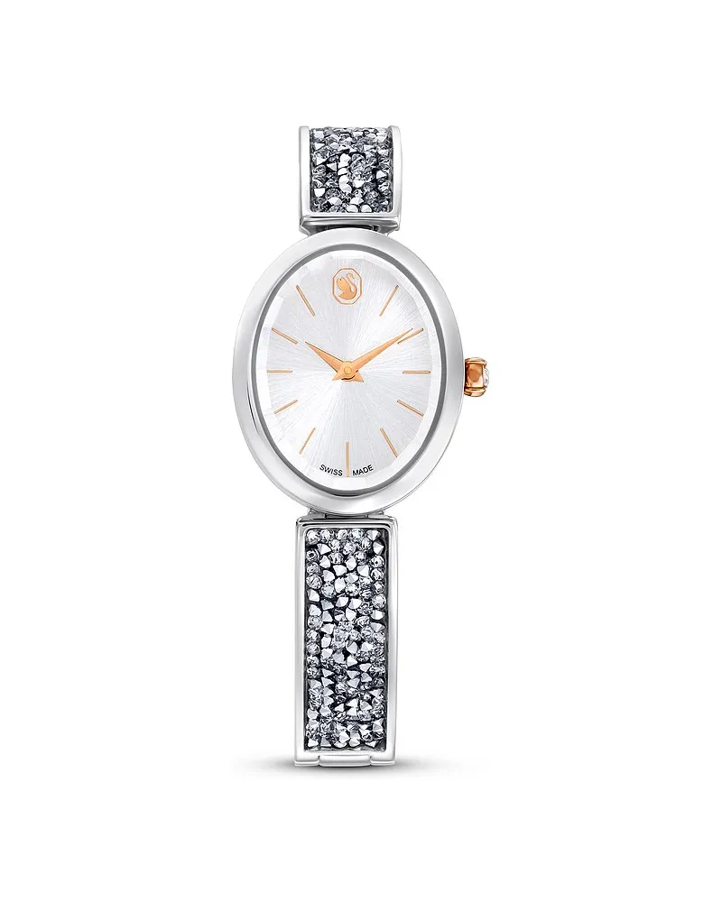 Swarovski Damenuhr Crystal Rock Oval Silber