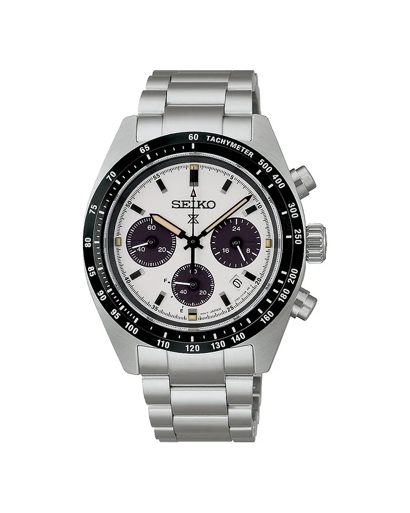 Seiko Herrenuhr Speedtimer Silber