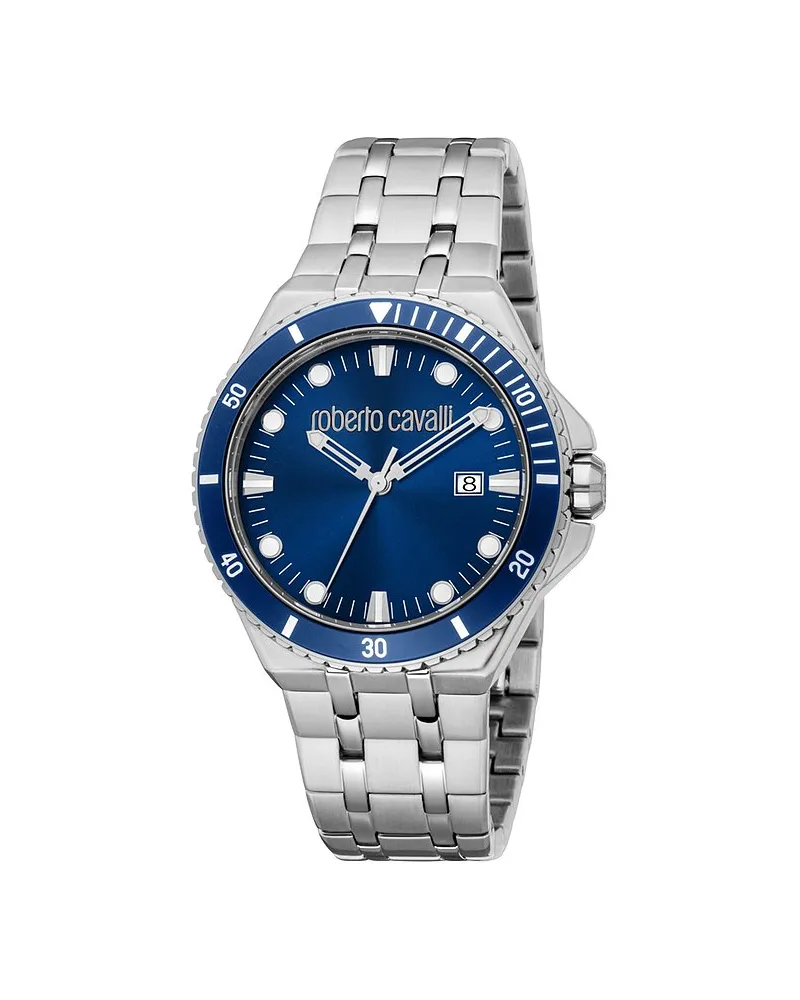 Just Cavalli Herrenuhr Men Silber