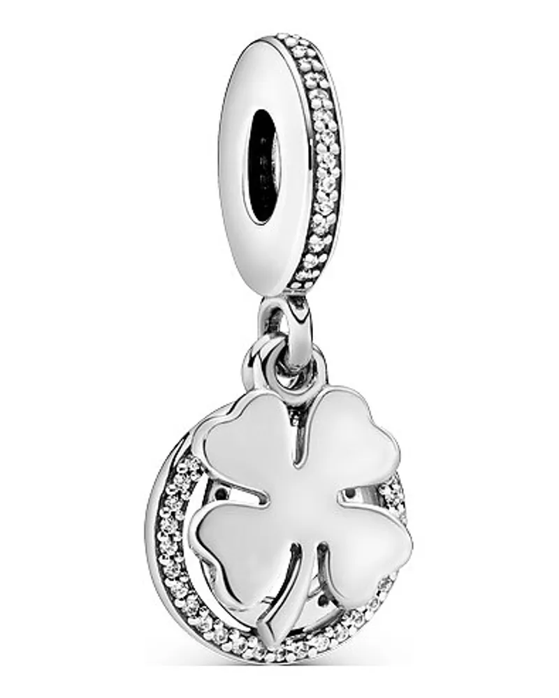 Pandora Charm Moments Vierblättriges Kleeblatt Silber