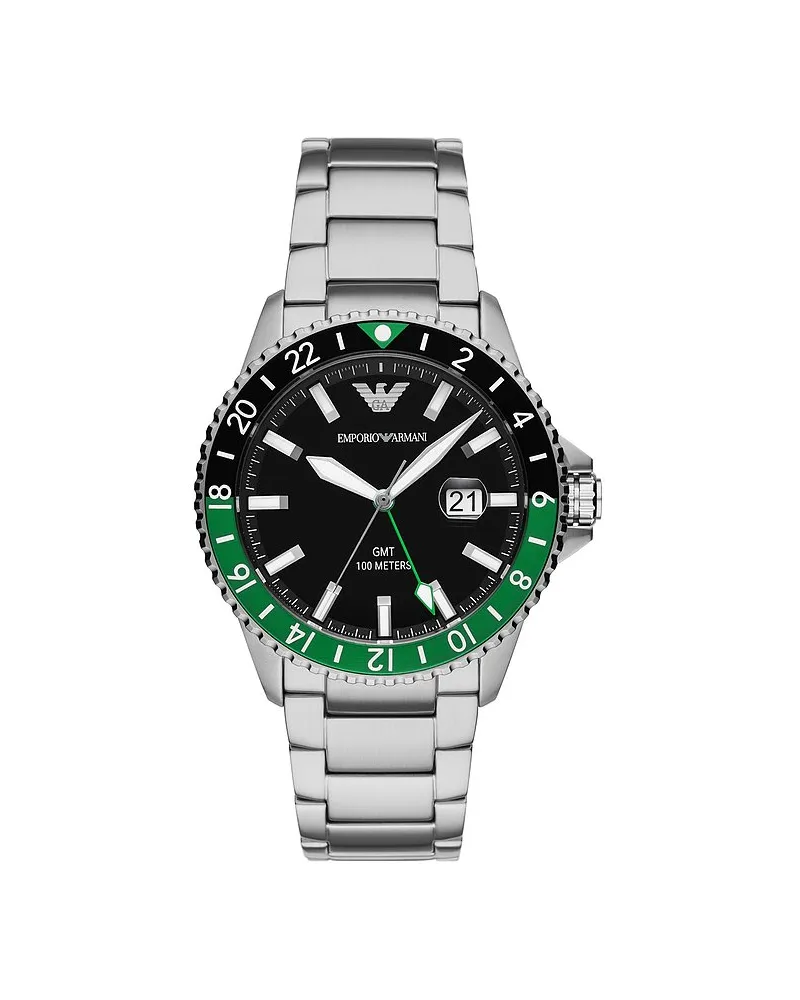 Emporio Armani Herrenuhr Silber